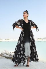 Ameera Ombre Dress With Blaze Jacket