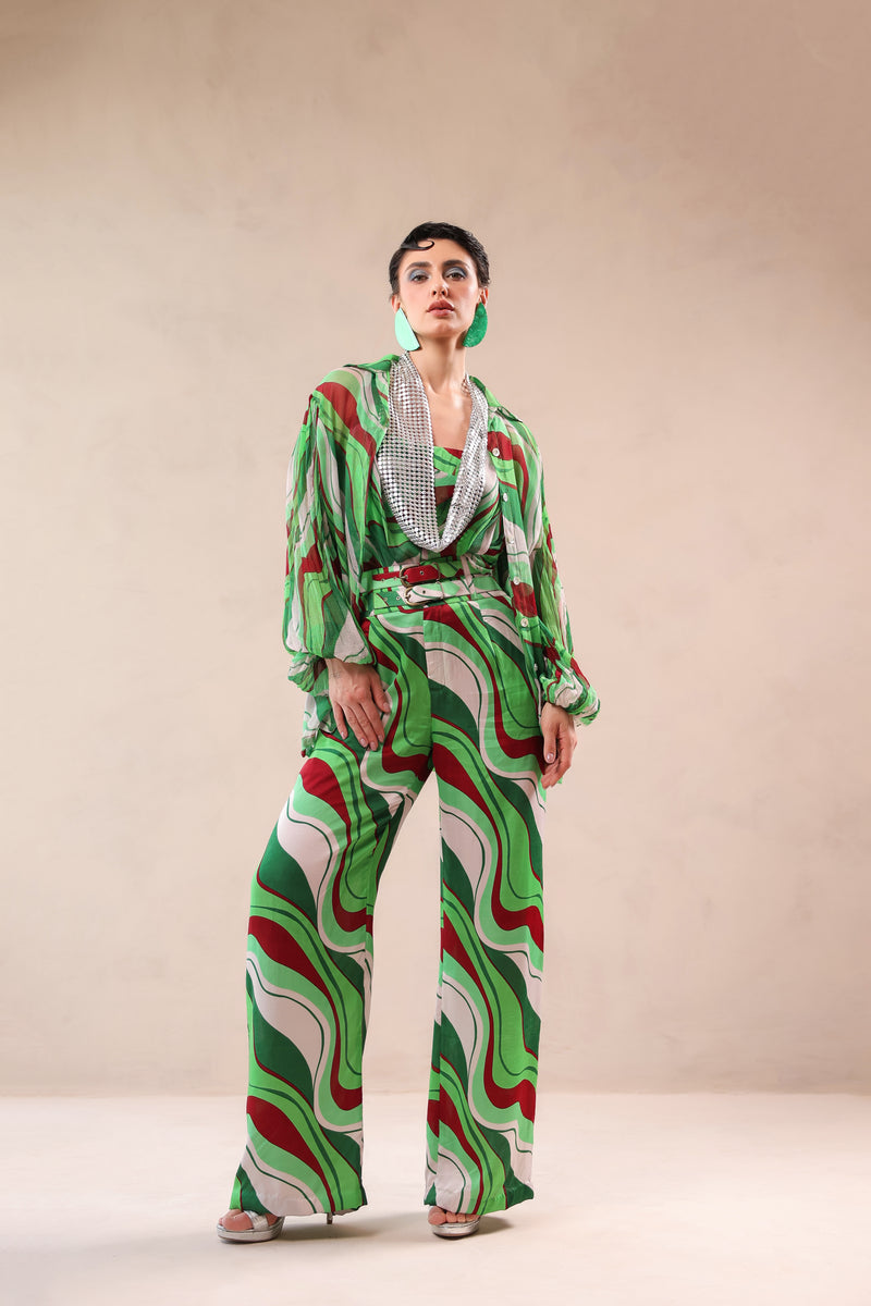 The all green co-ord set