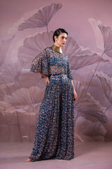 Prussian blue Mukherjee Co-ord Set