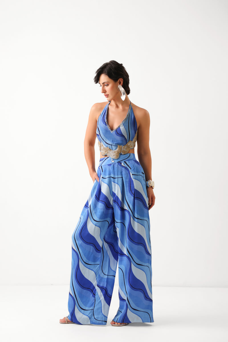 The celeb Halter Pant Set