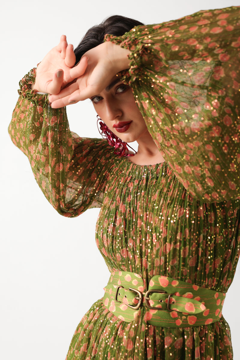 The Avacado Green Eden Garden Maxi