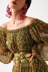 The Avacado Green Eden Garden Maxi