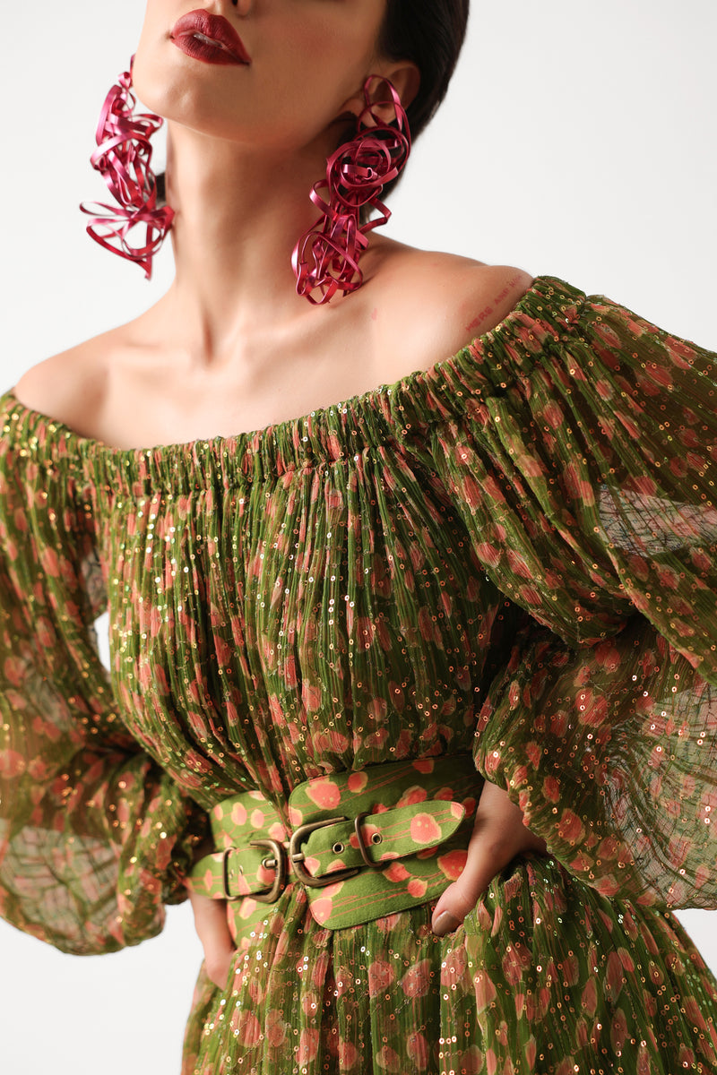 The Avacado Green Eden Garden Maxi