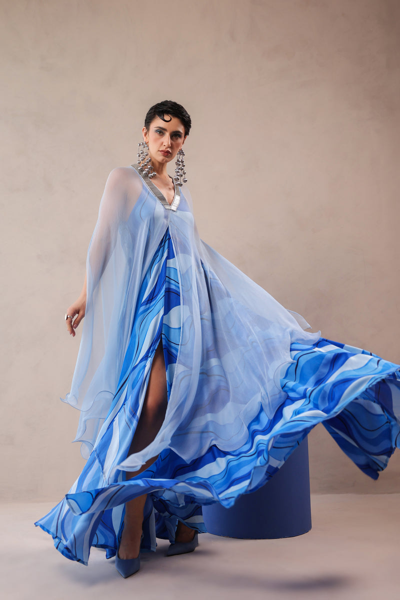 Sky High Cape & Dress set