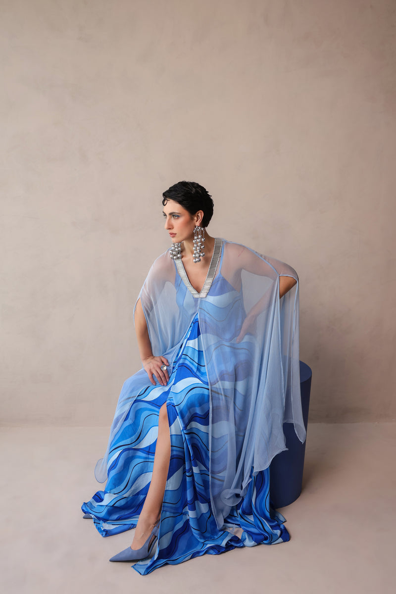 Sky High Cape & Dress set