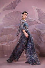 Prussian blue Mukherjee Co-ord Set