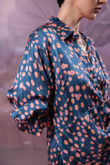 Prussian blue Chatterjee Co-ord set