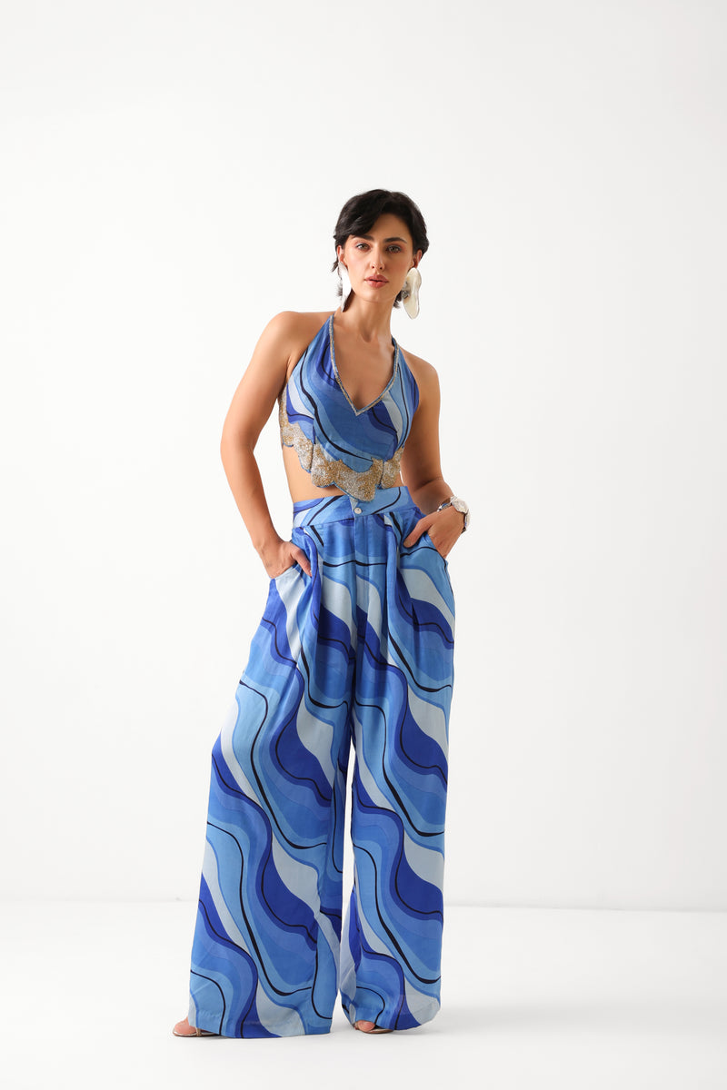 The celeb Halter Pant Set