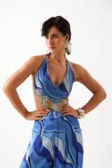 The celeb Halter Pant Set