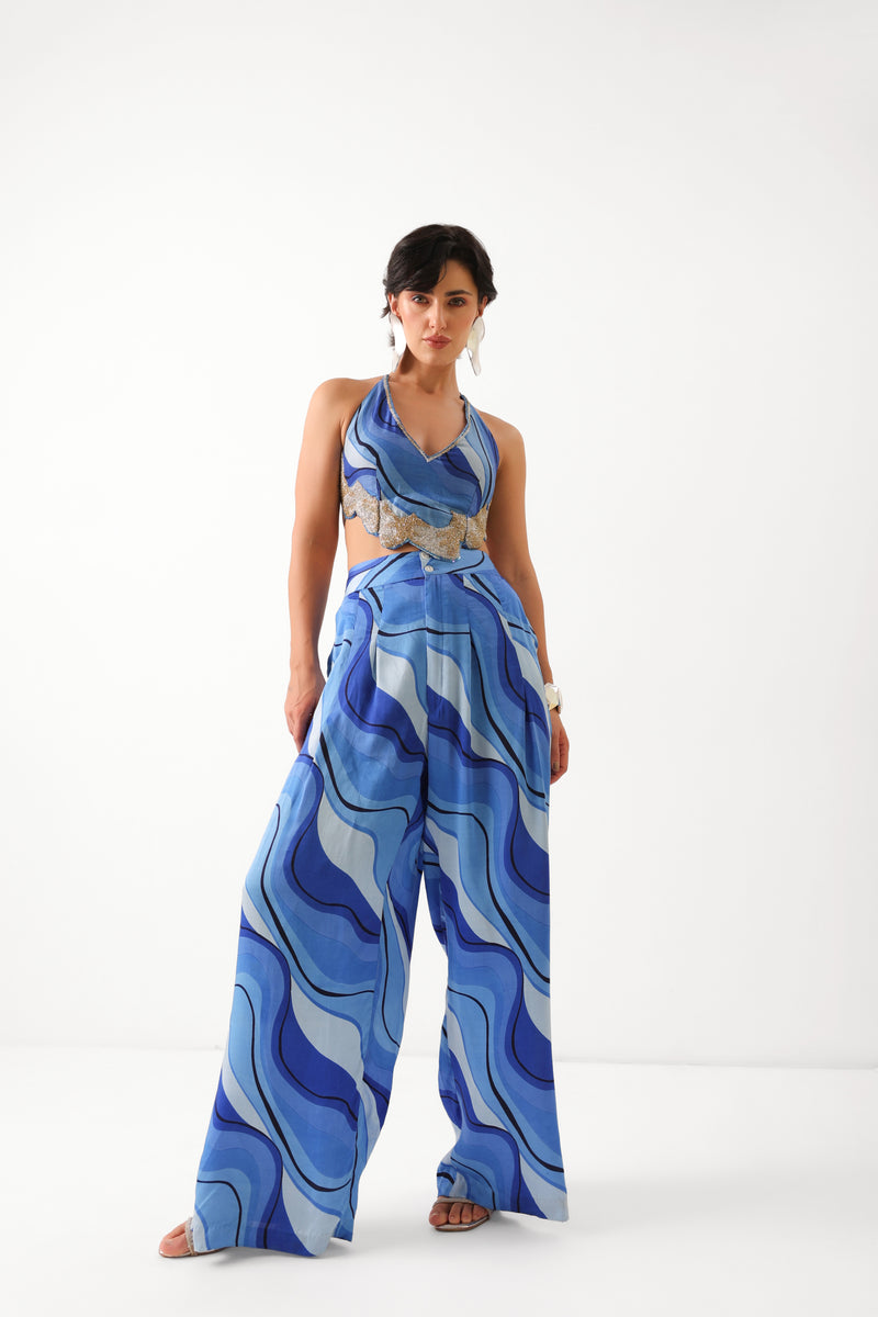 The celeb Halter Pant Set