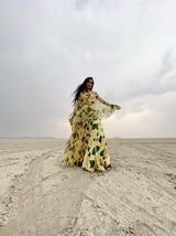 Yellow Shirt Cape with Skirt and Tube